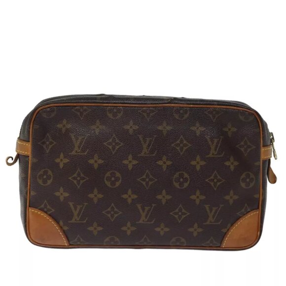 LOUIS VUITTON Monogram Compiegne 28 Clutch Bag - Picture 3 of 16